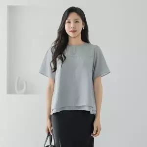 [마담4060]엄마옷 마담4060 블라우스 여성 데일리 이중 레이어드 -YBL2606073-
