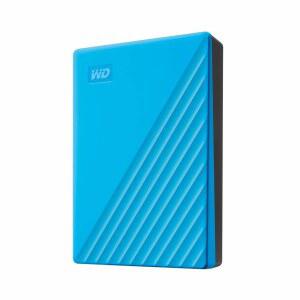 WD 5TB My Passport, 휴대용 외장 하드 드라이브, 블루, 랜섬웨어 방어 및 암호 보호 기능이 있는 백업 소프트웨어, USB 3.1 /USB 3.0 호환 - WDBPKJ0050BBL-WESN