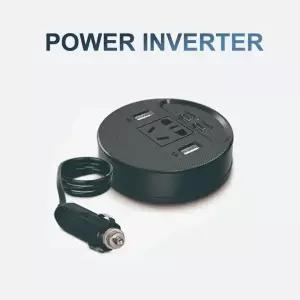 DC 12V/24V에서 220V 150W로 변환하는 차저 차량용 인버터 USB 타입 C 전원 인버터 어댑터 컨버터 고속 충