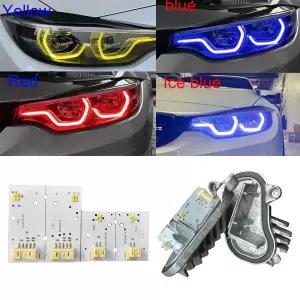 2018- BMW M3 M4 F80 F32 F36 F33 F82 어댑티브 LED 헤드라이트 CSL 블루 레드 옐로우 엔젤 아이즈 DRL 631