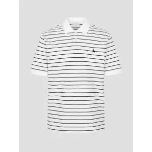 BEANPOLE 빈폴 26SS 1도 스트라이프 클래식 칼라넥 티셔츠 - 아이보리(BC6442C730) 225106