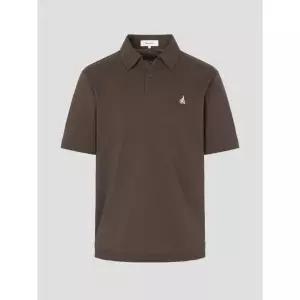 BEANPOLE 빈폴 26SS 오픈넥 소프트 반달피케 티셔츠 - 브라운(BC6342C33D) 225011