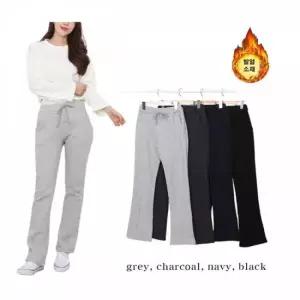 친절한탄씨 TBZ LEA-B247 기모 슬림 나팔팬츠 부츠컷 스키니 바지 방한팬츠 배기바지 배기팬츠
