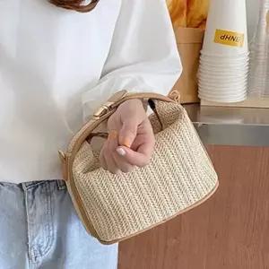 데일리 여성 라탄 백 크로스 라탄 백 토트 가방 여성라탄백 여자라탄백 미니크로스백