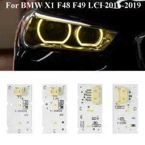 2016-2019 BMW X1 F48 F49 2018용 엔젤 아이즈 DRL 보드 옐로우 제논 헤드라이트 주행등 모듈 칩 7428791 7