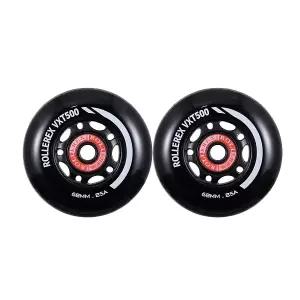 Rollerex VXT100 85A 키즈 인라인 스케이트 휠 2개 세트 베어링 스페이서 와셔 포함 롤러블레이드 립스틱용