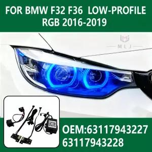 BMW 4 16-19 M4 F32 F36 로우 프로파일 DRL RGB 멀티 컬러 주행등 칩 모듈 CSL 옐로우 레드 퍼플 블루