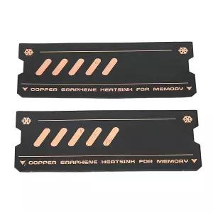 DDR 메모리 쿨러 노트북 메모리 냉각 방열판 2개 DDR4 DDR5 RAM PC 업그레안드로이드용