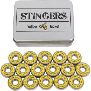 Yellow Jacket 인라인 스케이트 베어링 롤러 스케이트 베어링 608 ABEC 11 옐로우 재킷 (16 개 포함)