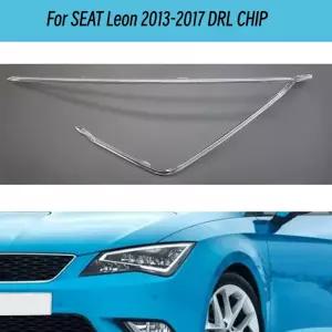 시트 레온 LED 2013-2017 차량용 주행등 가이드 라이트 스트립 DRL 엔젤 아이 콘듀잇 스트립