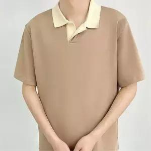 여름출근티 남성반팔 카라넥 티셔츠 여성카라티셔츠