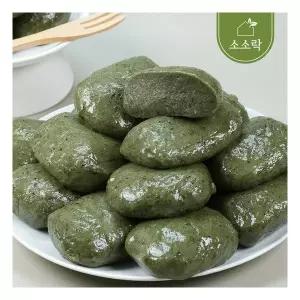 소소락 저당 쑥개떡 2kg 50g 40개입 국내산 찹쌀, 해풍쑥, 개별포장. 468418