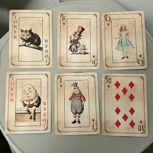 54 Pcs 앨리스 카드 놀이 9*6.5cm 데크 종이 스크랩북 공예 포커