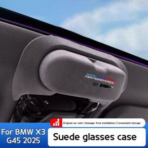 선바이저포켓 BMW 시리즈 X3 G60 G45 2025 Carglasses 케이스 수정 선글라스 보관 클립 지붕 프레임 인테리어 액세서리