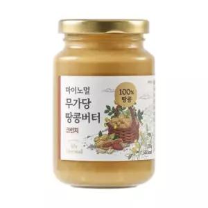 마이노멀 무가당 땅콩버터 크런치 250g