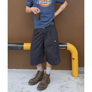 디키즈 DICKIES 라이트 나일론 카고 버뮤다 팬츠 Black DIKU261LRSR004BK 513900