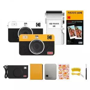 매장정품 코닥 KODAK CAMERA 미니샷2 레트로 C210R38매악세사리 번들 C210R악세사리 휴대용 포토프린터 즉