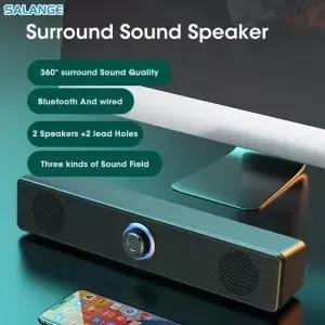 PC 사운드 바 유무선 블루투스 스피커 TV 용 4D USB 전원 노트북 게임 홈 시어터 서라운드 오디오 시스템