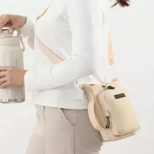 튼튼한 텀블러 보관가방 아이보리