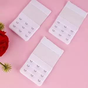 브레지어후크 밴드형 브라연장 후크 3버튼 화이트 속옷연장버클 속옷고정 브라연결고리