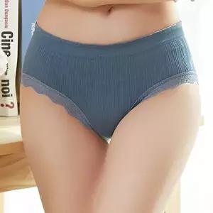 니퍼 프릴 레이스 편한 프리사이즈 골지 밴딩 스판 팬티