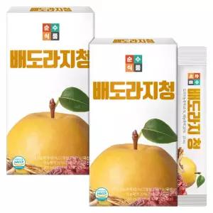 순수식품 배도라지청 도라지배즙 스틱 2박스(60포)
