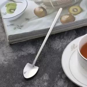 D 펀카페 삽모양 롱티스푼 디저트 커피 스텐 머들러