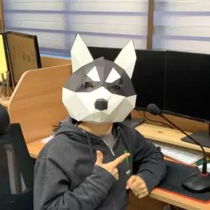 가면만들기 3D 입체 종이가면 허스키 탈만들기 동물 [BAG39467]