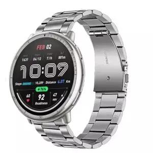 Amazfit Active 2 용 스테인레스 스틸 스트랩 Correa Smartwatch 밴드 금속 팔찌 시계