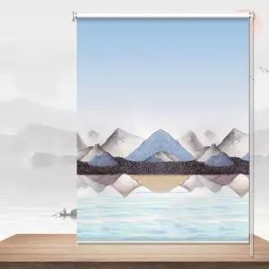 그림 블라인드 커튼(130cmx200cm) (B) [BAI25333]