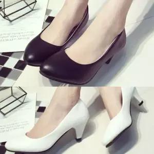 여성구두 기본펌프스 여자하이힐 미들힐 5.5cm