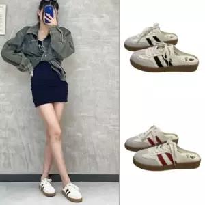 255가능한 두줄라인 스니커즈 뮬 캐주얼화 키높이 캐주얼 운동화 러닝화 털 패션 털운동화 키높이스니커즈