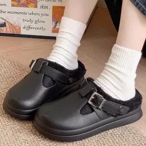 [슈즈앤] 여성 털안감 EVA 가벼운 슬리퍼 sn851