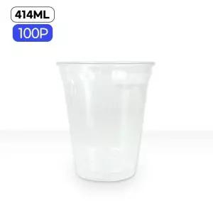 투명컵 PET 414ml 50P -2개 아이스컵 테이크아웃컵 일회용투명컵 커피컵
