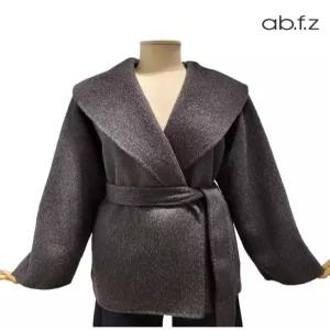 에이비에프지 ABFZ 숄 스타일 울 하프 코트 APA1HJ03A 105664