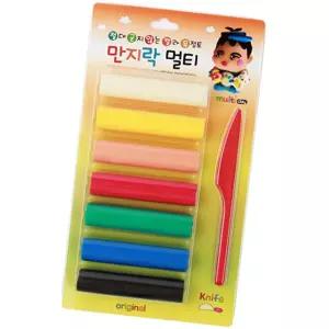 만지락 칼라유토 7색 세트 클레이 오감놀이재료 점토공예 어린이 컬러 아트 만들기 소프트