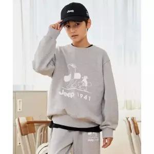 매장정품 지프 JEEP JEEPKIDS 그린라벨 펭귄곰 맨투맨(KQ5TSU890MG) KQ5TSU890MG 730146