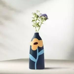 화병 플라워아트도자기꽃병V3인테리어오브제화병