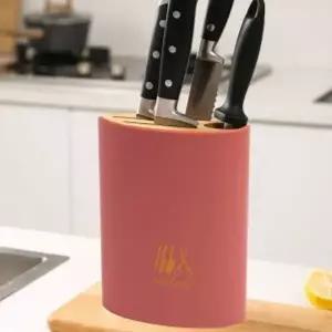 칼꽂이 스윗키친 타원형 칼블럭 식도수납 칼꽂이