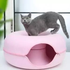 캣터널하우스 고양이 도넛 터널 숨숨집 60cm 동굴 고양이하우스