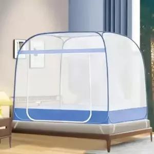 거실모기장 더촘촘사각원터치침대모기장 120x200cm 방충망