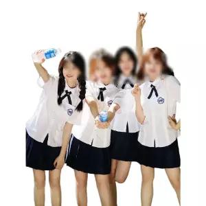 커플 교복 졸업사진 의상 단체복 축제 할로윈 코스프레 셔츠 무대 스쿨룩 촬영 고등학생 반티