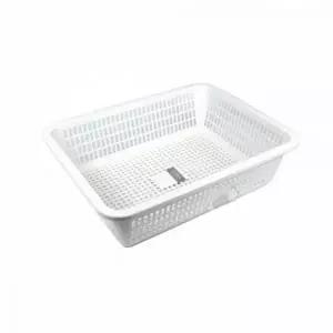 [하프클럽/]바구니 소쿠리 사각 수납 정리함 46.5x37x13cm
