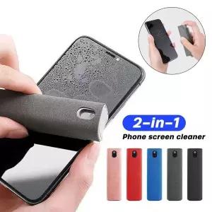 2 In 1 스크린 클리너 스프레이 컴퓨터 휴대 스크린 먼지 제거 도구 iPhone iPad 청소 물티슈 용 마이크로