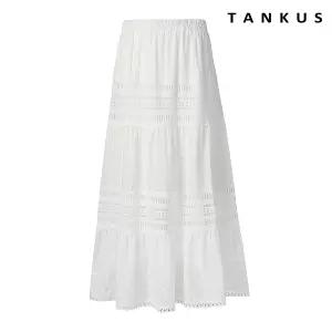 탱커스 레이스 캉캉 밴딩 롱 스커트 (TX2SK015L0)