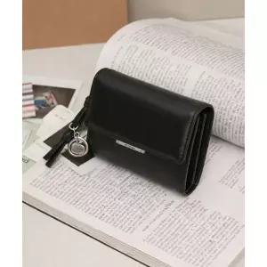 매장정품 JILLSTUART ACC [NEUT] 뉴트 블랙 소가죽 슬림 3단반지갑