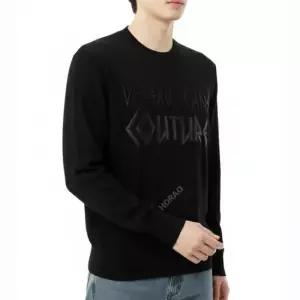 베르사체 MUST IT_ Logo CashmereBlend Knit Sweater 78GAFM17CM06H 899 로고 캐시미어 블렌드 니트 스웨터