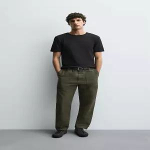 자라 ZARA 슬림핏 베이직 티셔츠 /01 - 블랙 5584/401/8001347567