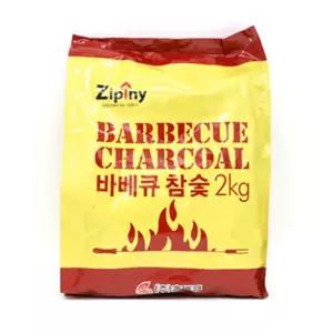 바베큐 참숯 2KG 착화제미포함장작 바비큐 불구이용숯 캠핑 식당용 구이용 캠핑용