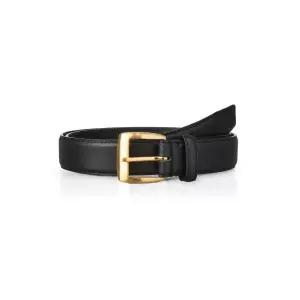 매장정품 SAVAGE 441 Leather Belt - Black